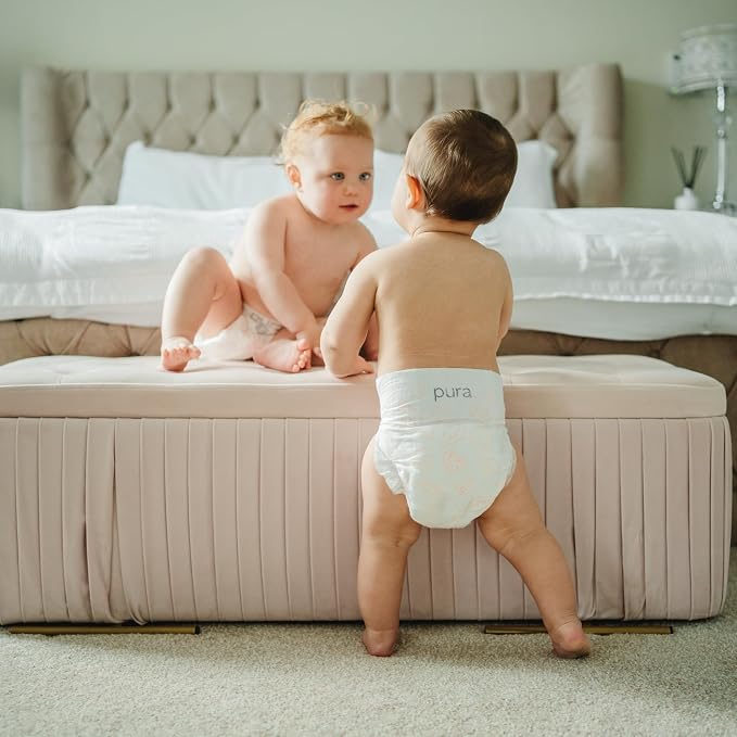 Pura Size 5 Eco-Friendly Diapers Totally Chlorine Free, Hypoallergenic - Image 9