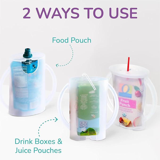 Flipping Holder Squeeze Proof Food Pouch Holder - Image 5