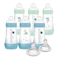 MAM 9oz Easy Start Anti-Colic Baby Bottles, Medium Flow by MAMBabyUSA
