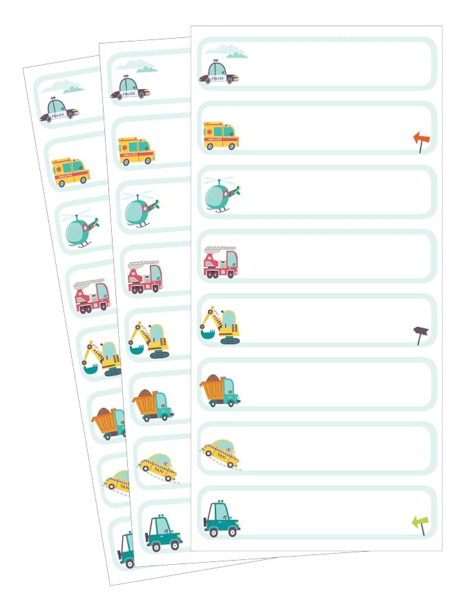 Bottle Labels, Self-Laminating, Waterproof Kids Name Labels - Image 2