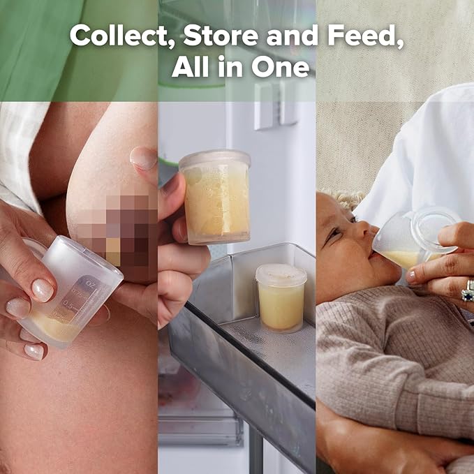 haakaa Silicone Measuring & Feeding Cup 25ml/2pcs, Leakproof & Reusable - Image 3