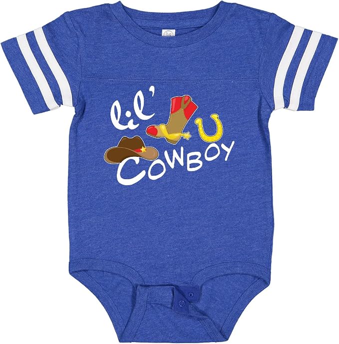 inktastic Lil' Cowboy Baby Bodysuit by Inktastic