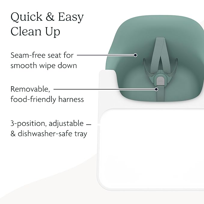UPPAbaby Ciro High Chair/Sleek, Easy-to-Clean Design/Perfect-Fit Tray to Bring - Image 5