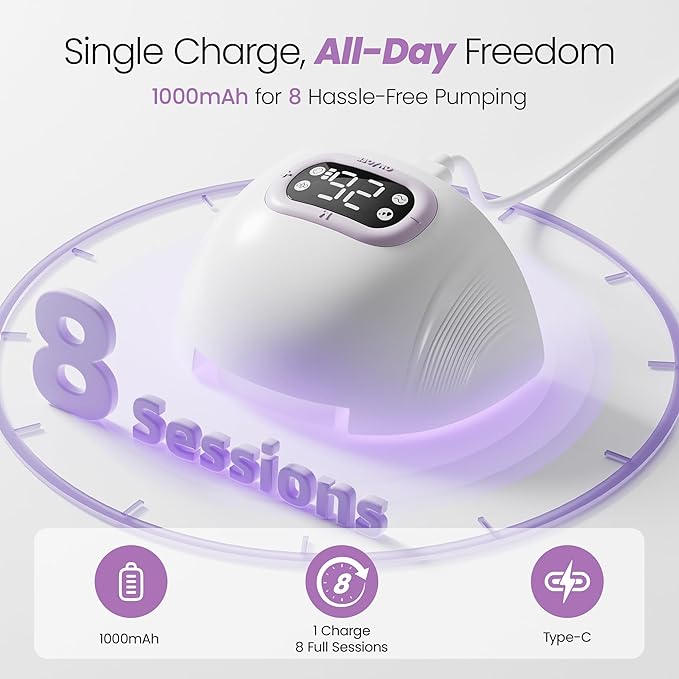 Lucina Breast Pump Hands Free, Wearable Breastfeeding Pump - Image 4