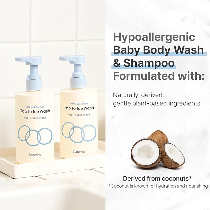 BEBESUP- Head to Toe Wash Baby Shampoo | Korean Skincare - Image 7