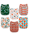 ALVABABY Baby Cloth Diaper 6 Pack by ALVABABY