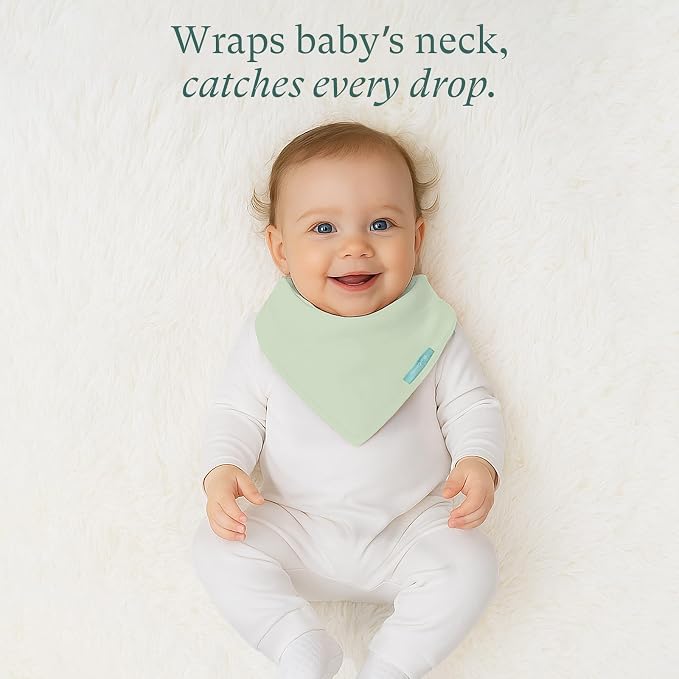 PurComfy SuperSoft Baby Bibs, Premium Bamboo Bandana Drool Bibs - Image 7