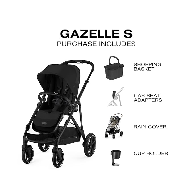 Cybex Gazelle S All-in-One Toddler and Baby Stroller - Image 7