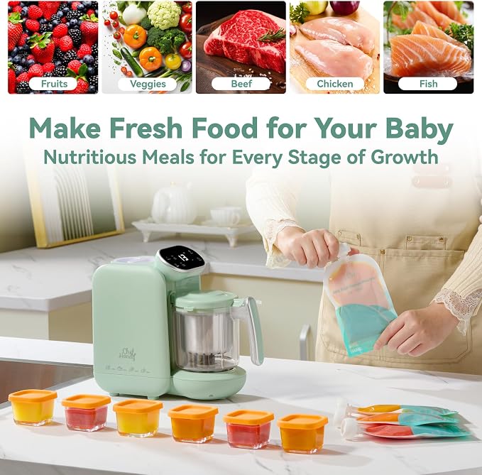Baby Food Maker, 5 in 1 Baby Food Processor - Image 5