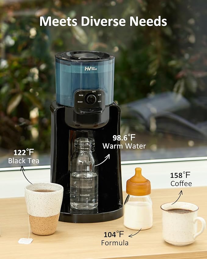 Water Warmer, HEYVALUE Baby Bottle Warmer, Formula Maker - Image 8