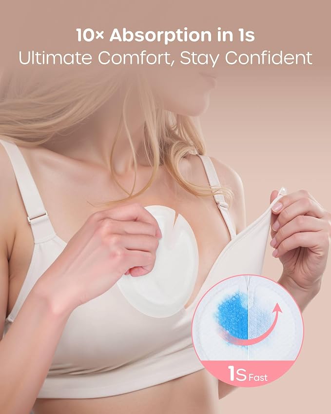 Nuliie Super Absorbent & Featherlight Disposable Nursing Pads 240 Count - Image 2