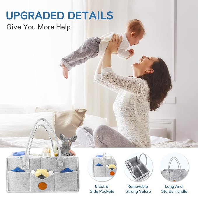 Maliton Diaper Caddy Organizer - Image 4