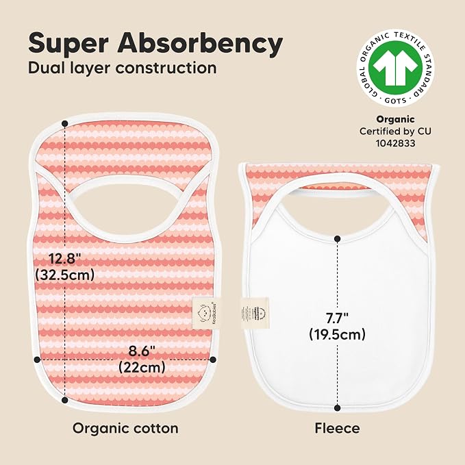 8-Pack Baby Bibs for Boys, Girls - Image 3