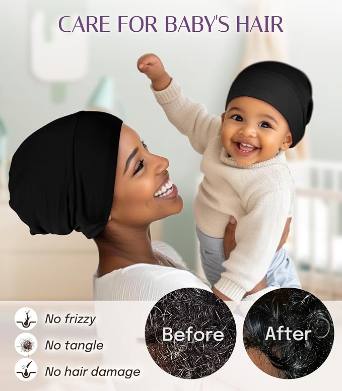 OLESILK Silk Baby Bonnet for 0-6 Months - Image 3