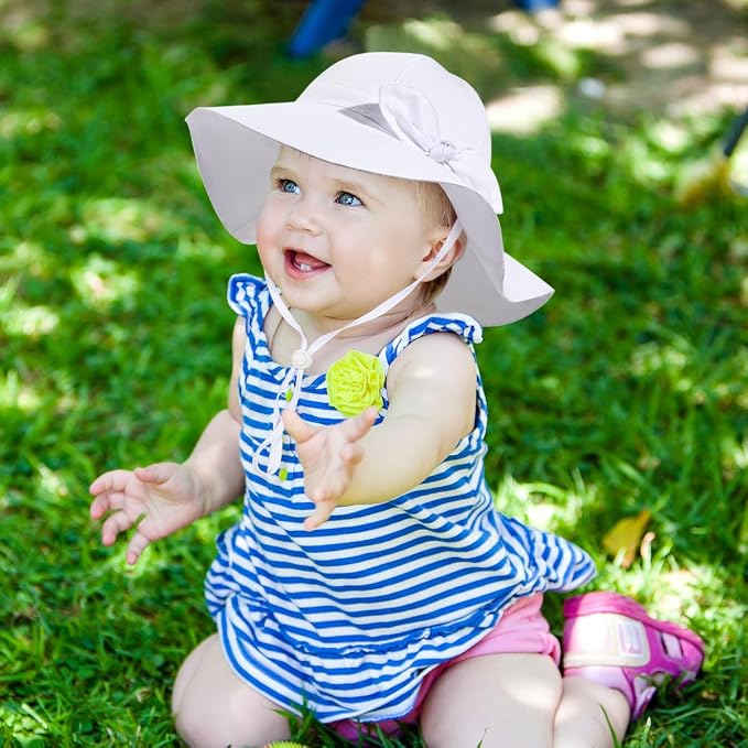 Baby Girl Sun Hat Summer Foldable Beach Hats - Image 6