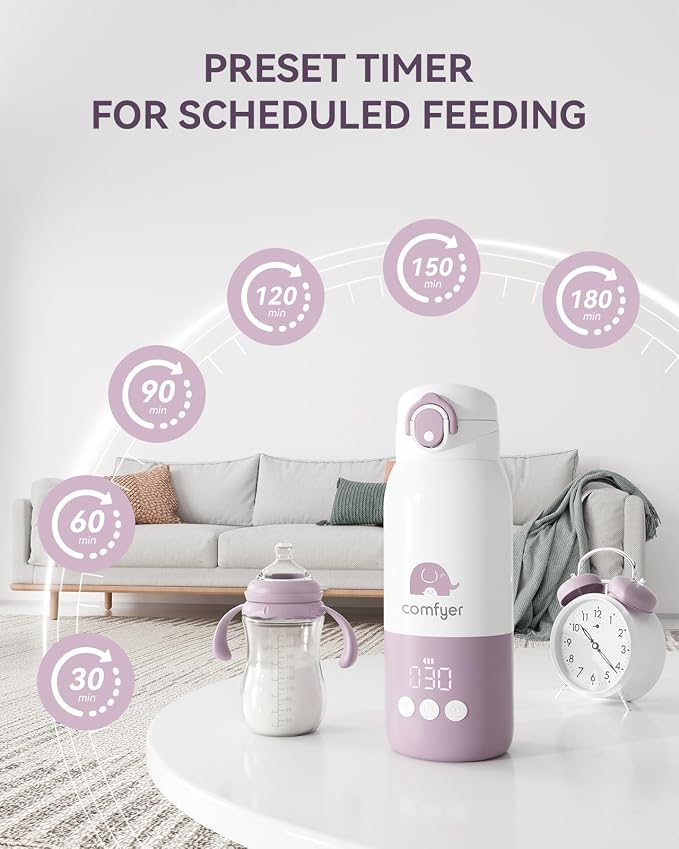 Portable Baby Bottle Warmer for Travel, Portable Milk Warmer - Image 3