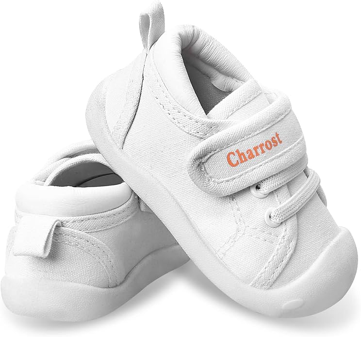 Baby Walking Shoes Toddler Girl Boy Soft Sole Breathable Cotton Canvas Shoes by Charrost