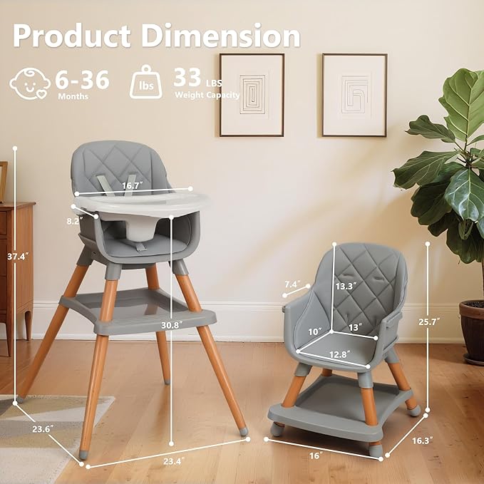 Kinder King 7 in 1 Baby High Chair - Image 7