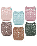 ALVABABY Baby Cloth Diapers 6 Pack by ALVABABY