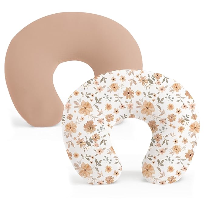 Konssy 2 Pack Nursing Pillow Covers, Stretchy and Soft Nursing Cover by Konssy