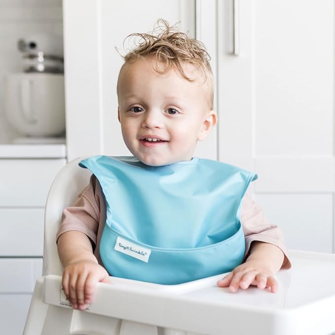 Tiny Twinkle Mess Proof Baby Bibs - Image 7