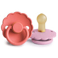 FRIGG Daisy Natural Rubber Baby Pacifier | Made in Denmark | BPA-Free 2-Pack by mushie