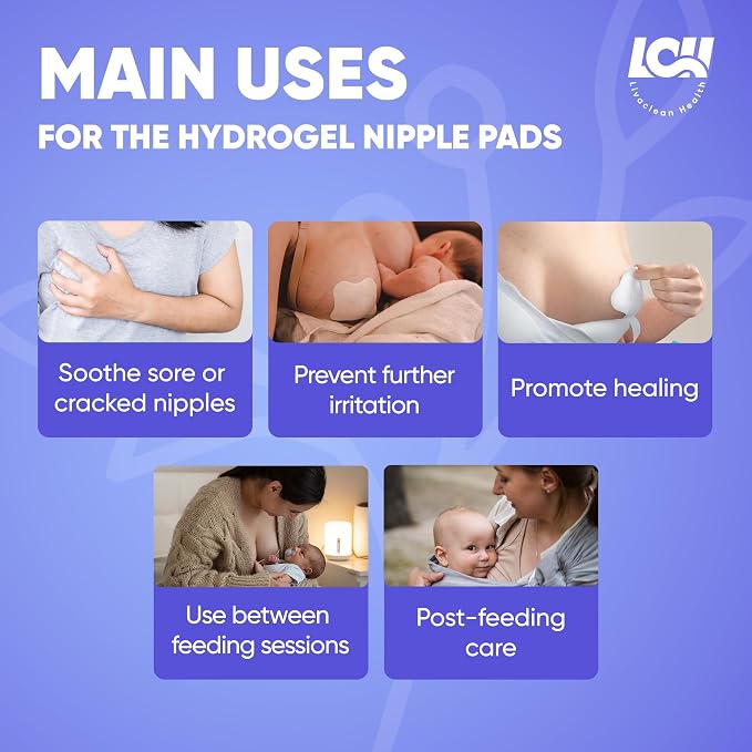 16CT Hydrogel Nipple Pads for Breastfeeding - Image 8
