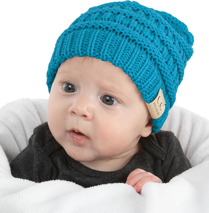 Funky Junque Baby Winter Hat – Cute Newborn Hats, Cozy Warm Infant Beanie by FunkyJunque