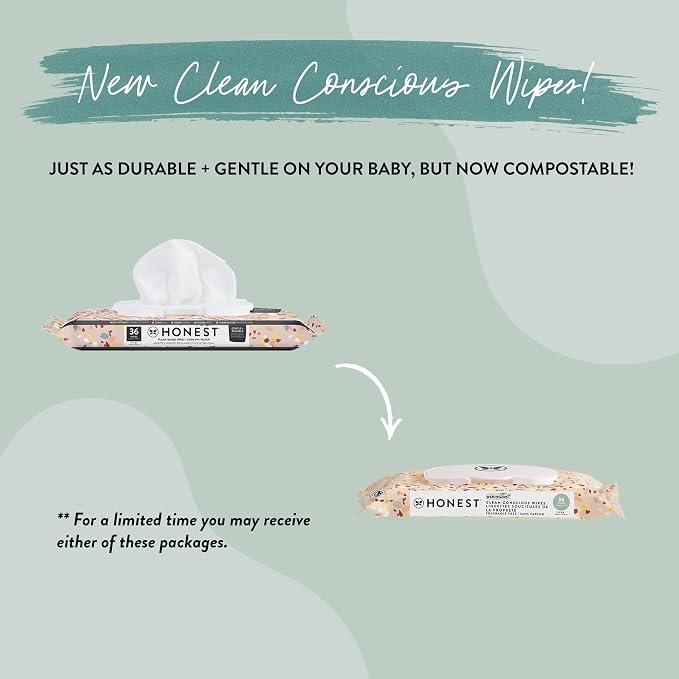 The Honest Company Clean Conscious Multi-Use Wipes Hypoallergenic and Unscented - Image 10