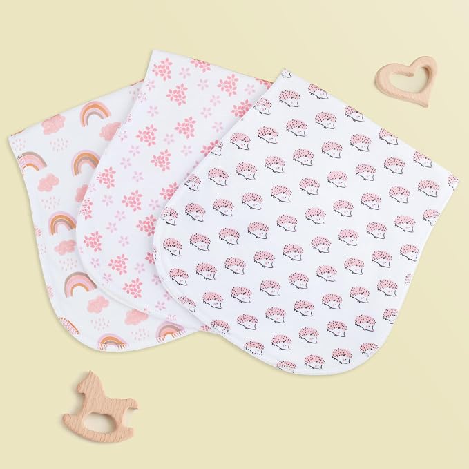 2-in-1 Burp Cloths and Baby Bibs - Image 9