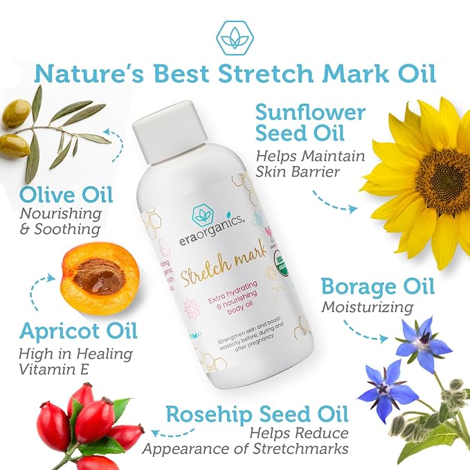 Era Organics Organic Stretch Mark Oil - Image 2