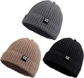 JANGANNSA Simple Knitted Baby Beanie Hip-Hop Boys Winter Hat Toddler Kids Bonnet by JANGANNSA