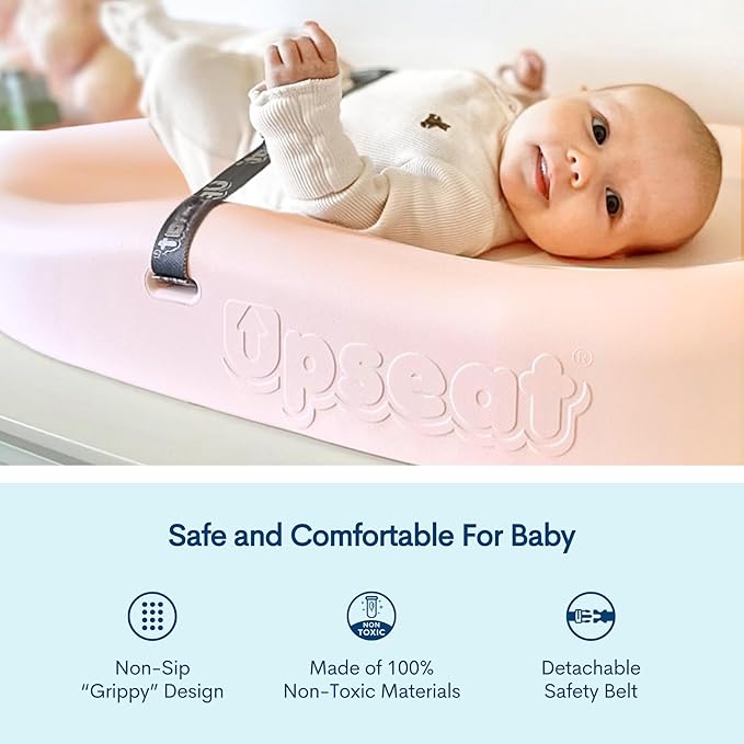 Upseat Baby Changing Pad, Non-Slip Grippy Design, Premium Cushioned Foam - Image 5