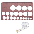Momcozy Nipple Ruler for Flange Sizing, Soft & Flexible Silicone Measurement by Momcozy