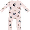 KYTE BABY Unisex Rayon Made From Bamboo Zippered Rompers 0-24 Months by KYTEBABY