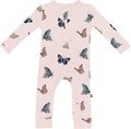 KYTE BABY Unisex Rayon Made From Bamboo Zippered Rompers 0-24 Months by KYTEBABY