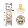 BIBS Colour Liberty Soother 2-Pack, BPA Free Dummy Pacifier, Round Nipple. by BIBS