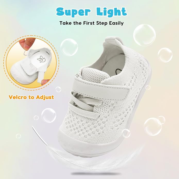 LeIsfIt Baby Shoes Girls Boys First Walking Shoes Infant Sneakers Crib Shoes - Image 6