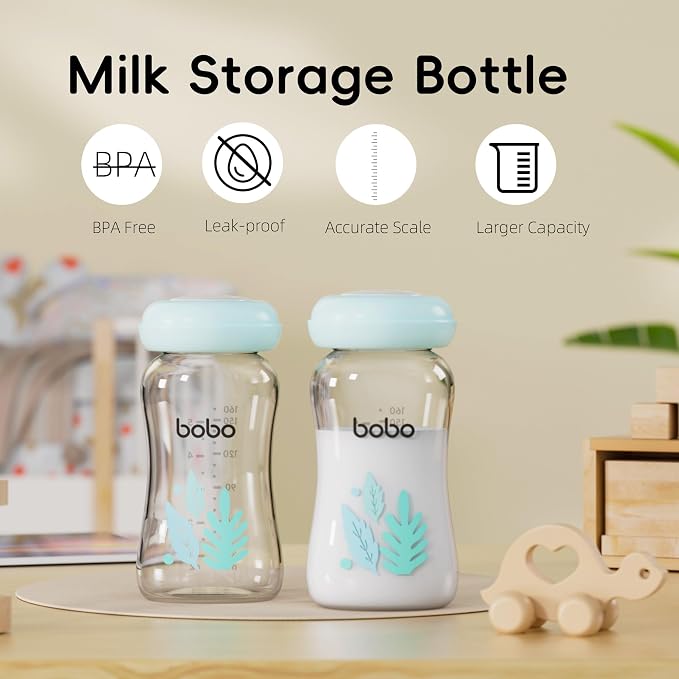 YOHKOH Glass Breast Milk Storage Bottles - Image 2