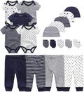 Kiddiezoom Unisex Baby Layette Essentials Giftset Clothing Set 19-Piece by Kiddiezoom