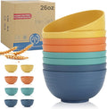 Wheat Straw Bowl Sets, Microwave and Dishwasher Safe Bowls, Bowl Sets by WROVA