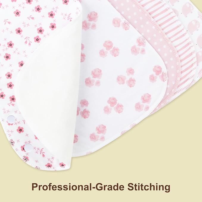 2-in-1 Burp Cloths and Baby Bibs - Image 6