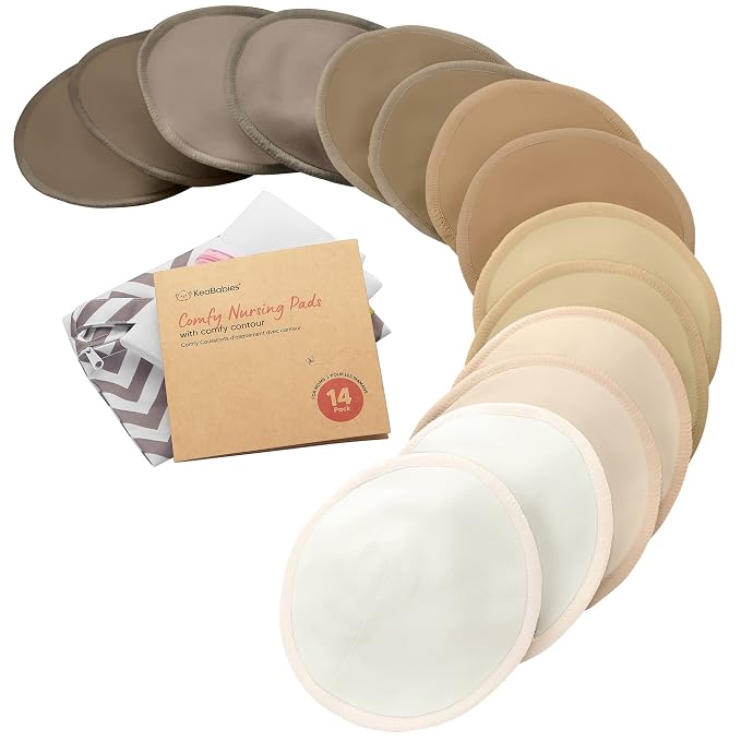 Organic Nursing Pads by KeaBabies
