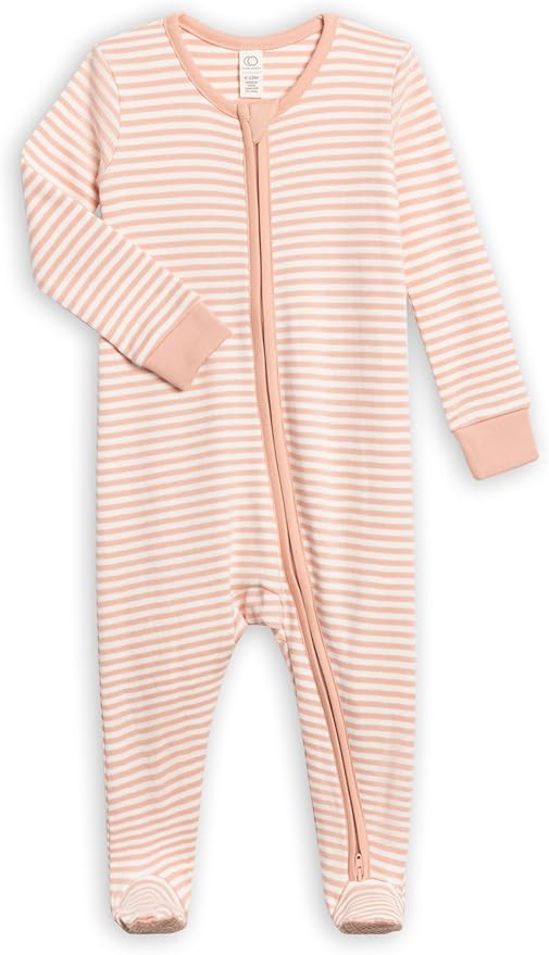 Colored Organics Baby Zip-Up Footed Sleeper by ColoredOrganics