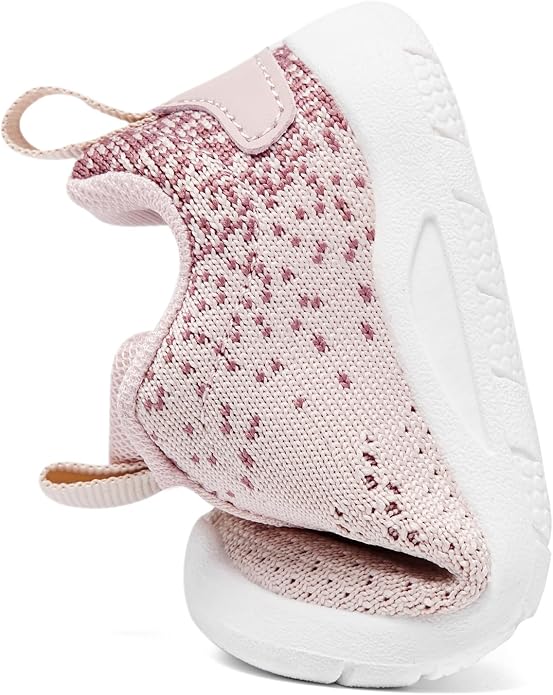 MORENDL Toddler Slip On Sneakers Baby Walking Shoes Non-Slip Breathable Unisex - Image 5