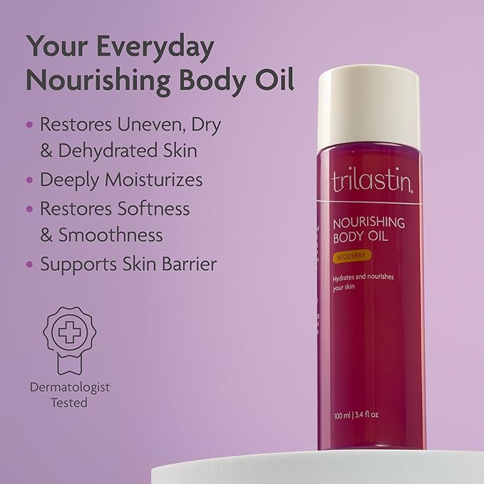 TriLASTIN Belly Oil | Vitamin-Infused Stretch Mark Oil | Body Serum - Image 2