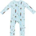 KYTE BABY Unisex Rayon Made From Bamboo Zippered Rompers 0-24 Months by KYTEBABY