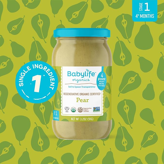 Babylife Organics Stage 1 – Heavy Metal Safe, Organic Baby Food - Image 3