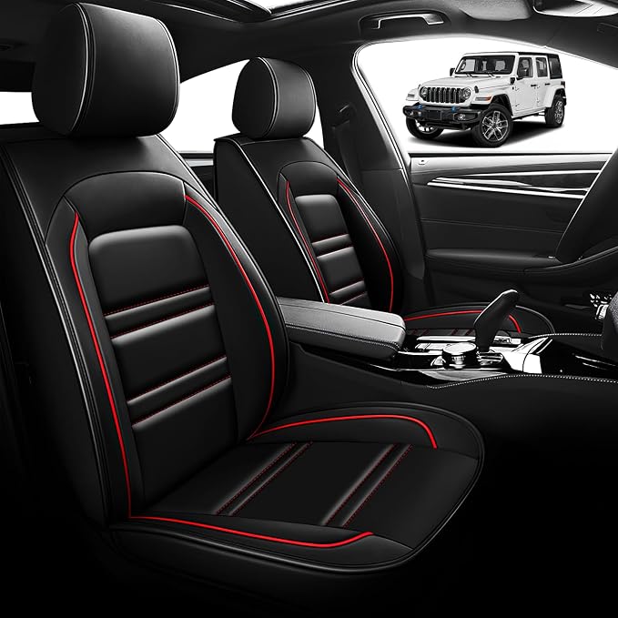 Seat Cover for JP Wrangler 2007-2025 | Car Seat Covers Front Seats, Waterproof - Image 2