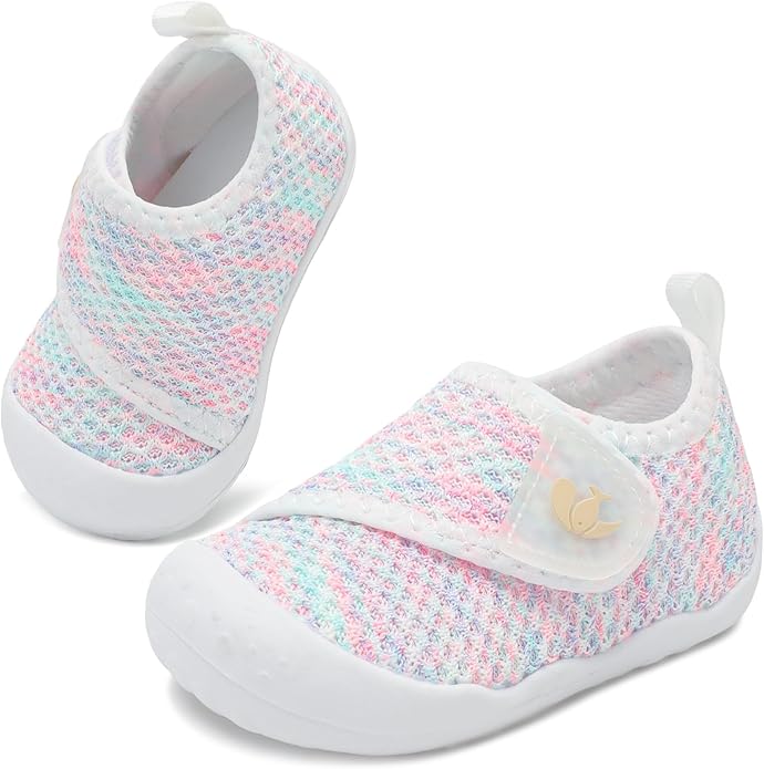 FEETCITY Baby First Walking Shoes Wide Baby Shoes Infant Sneakers Newborn Crib by FEETCITY